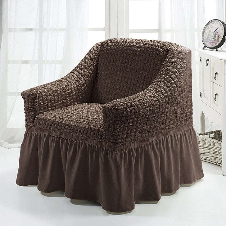 Four Seasons Universal Elastic Full Coverage Skirt Style Sofa Cover, Size: Single S 90-140cm
