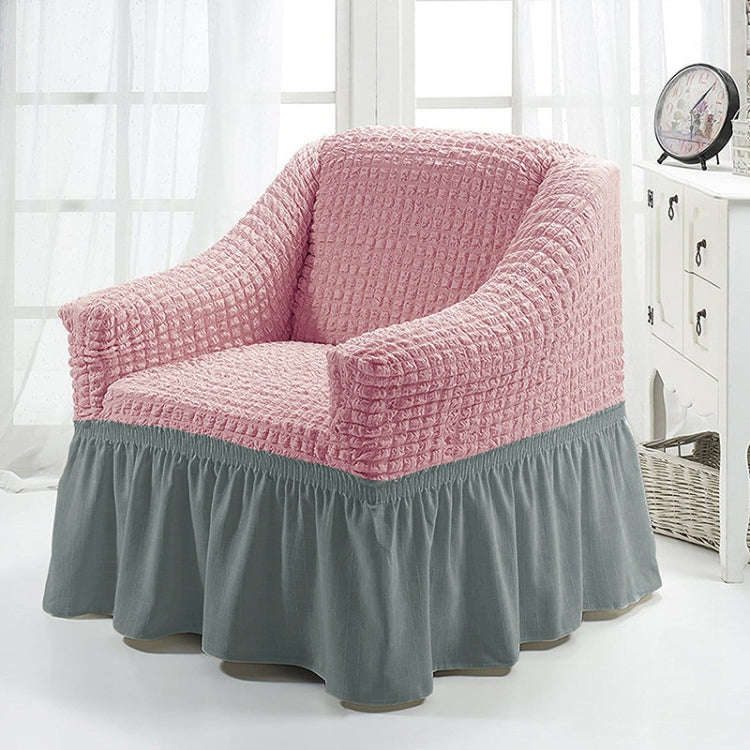 Four Seasons Universal Elastic Full Coverage Skirt Style Sofa Cover, Size: Single S 90-140cm
