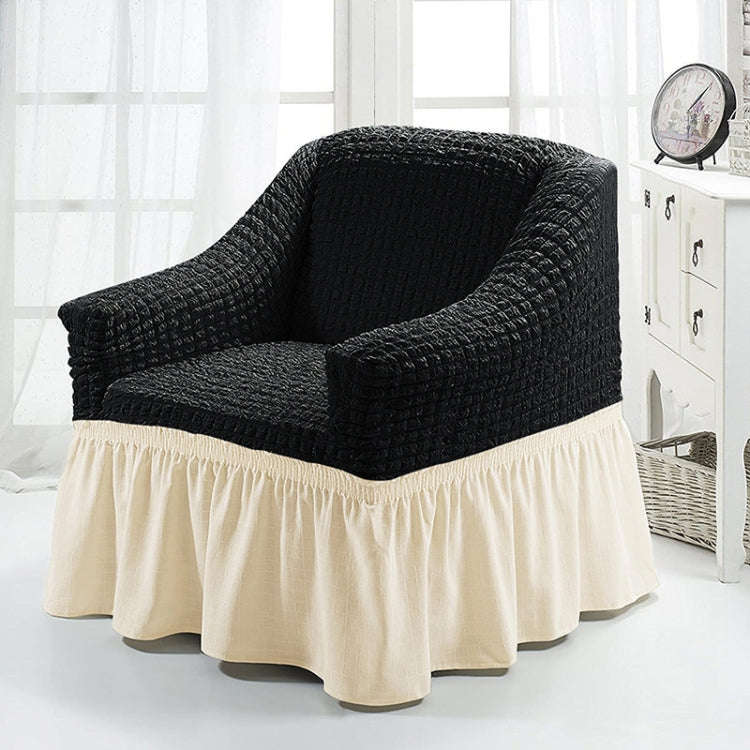Four Seasons Universal Elastic Full Coverage Skirt Style Sofa Cover, Size: Single S 90-140cm