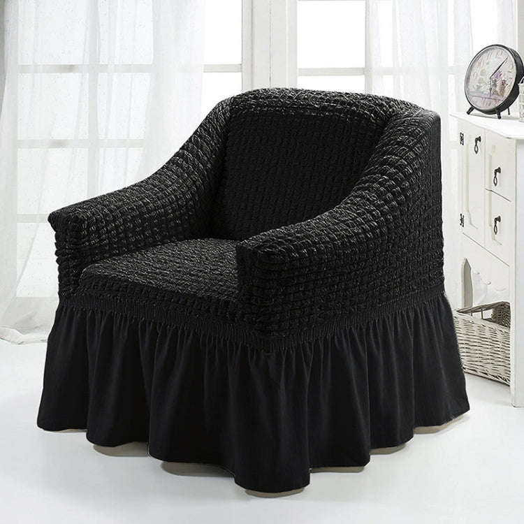 Four Seasons Universal Elastic Full Coverage Skirt Style Sofa Cover, Size: Single S 90-140cm