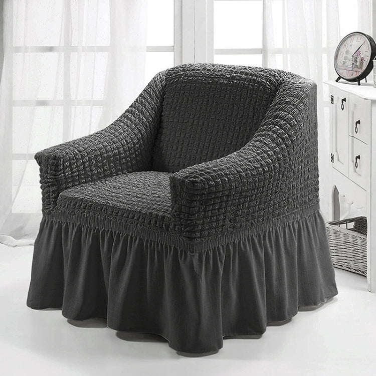Four Seasons Universal Elastic Full Coverage Skirt Style Sofa Cover, Size: Single S 90-140cm
