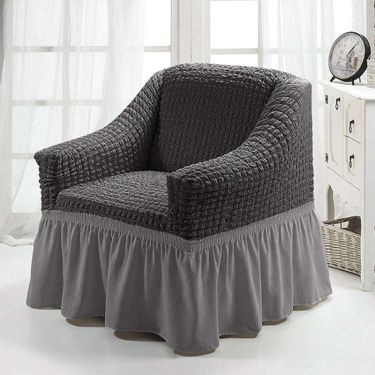 Four Seasons Universal Elastic Full Coverage Skirt Style Sofa Cover, Size: Single S 90-140cm
