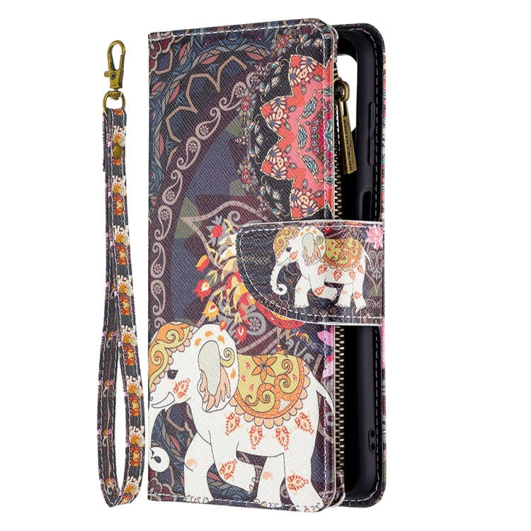 Colored Drawing Pattern Zipper Horizontal Flip Leather Case with Holder & Card Slots & Wallet, Fo...