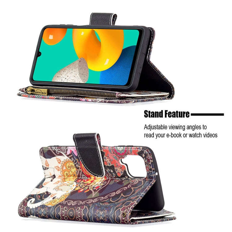 Colored Drawing Pattern Zipper Horizontal Flip Leather Case with Holder & Card Slots & Wallet, Fo...