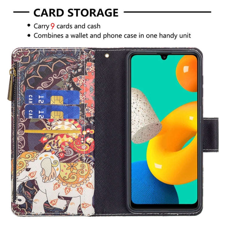 Colored Drawing Pattern Zipper Horizontal Flip Leather Case with Holder & Card Slots & Wallet, Fo...