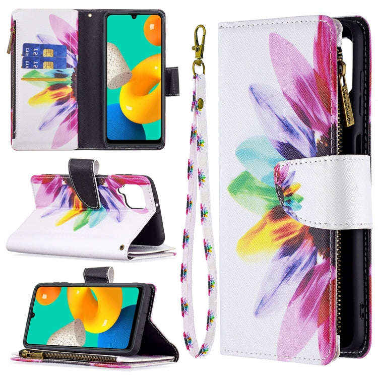 Colored Drawing Pattern Zipper Horizontal Flip Leather Case with Holder & Card Slots & Wallet, Fo...