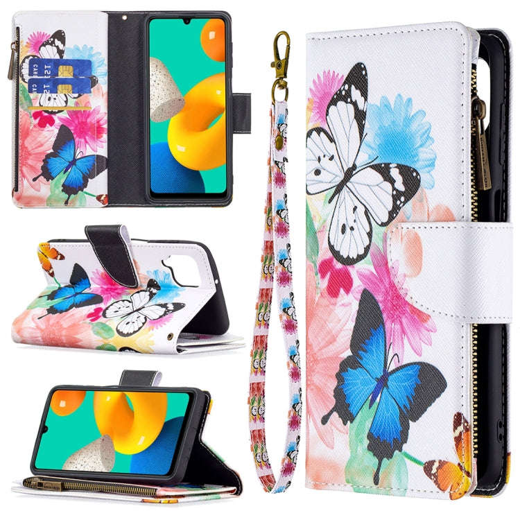 Colored Drawing Pattern Zipper Horizontal Flip Leather Case with Holder & Card Slots & Wallet, Fo...