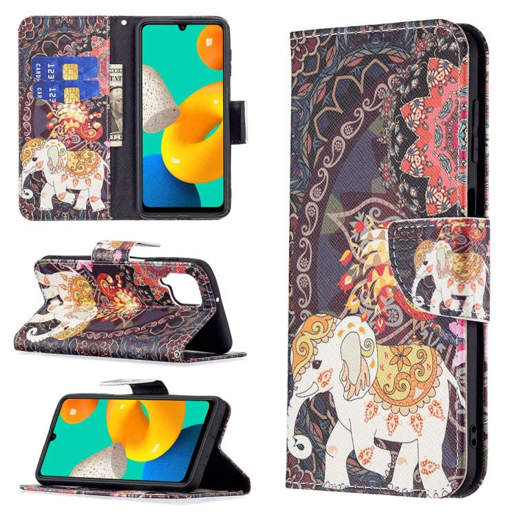 Colored Drawing Horizontal Flip Leather Case with Holder & Card Slots & Wallet, For Samsung Galax...