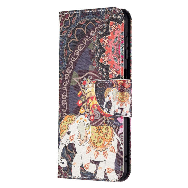 Colored Drawing Horizontal Flip Leather Case with Holder & Card Slots & Wallet, For Samsung Galax...