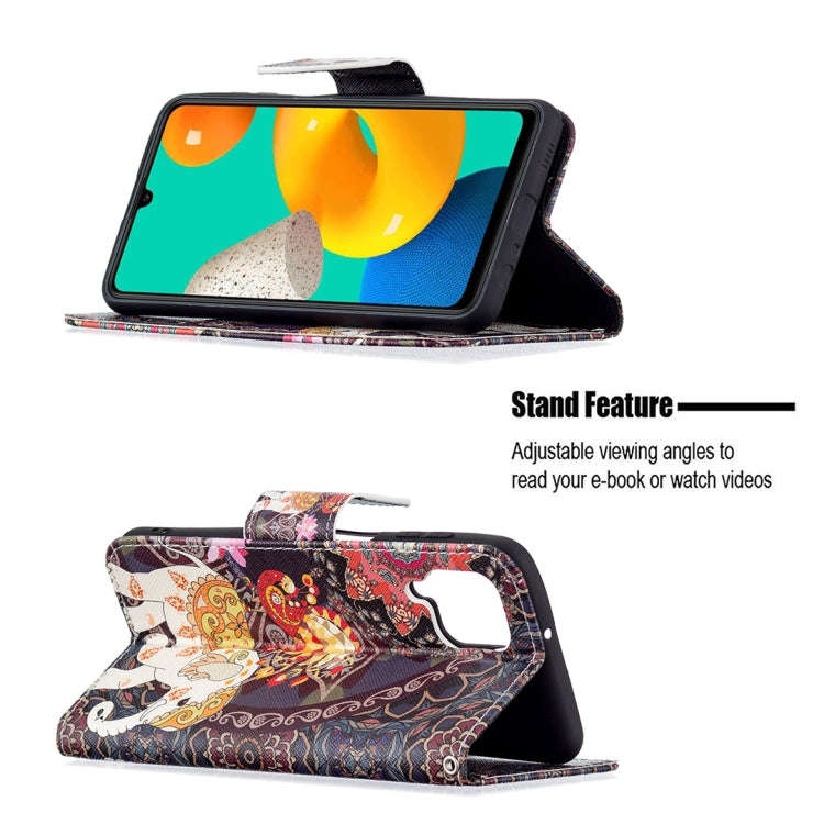 Colored Drawing Horizontal Flip Leather Case with Holder & Card Slots & Wallet, For Samsung Galax...