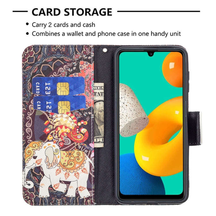 Colored Drawing Horizontal Flip Leather Case with Holder & Card Slots & Wallet, For Samsung Galax...