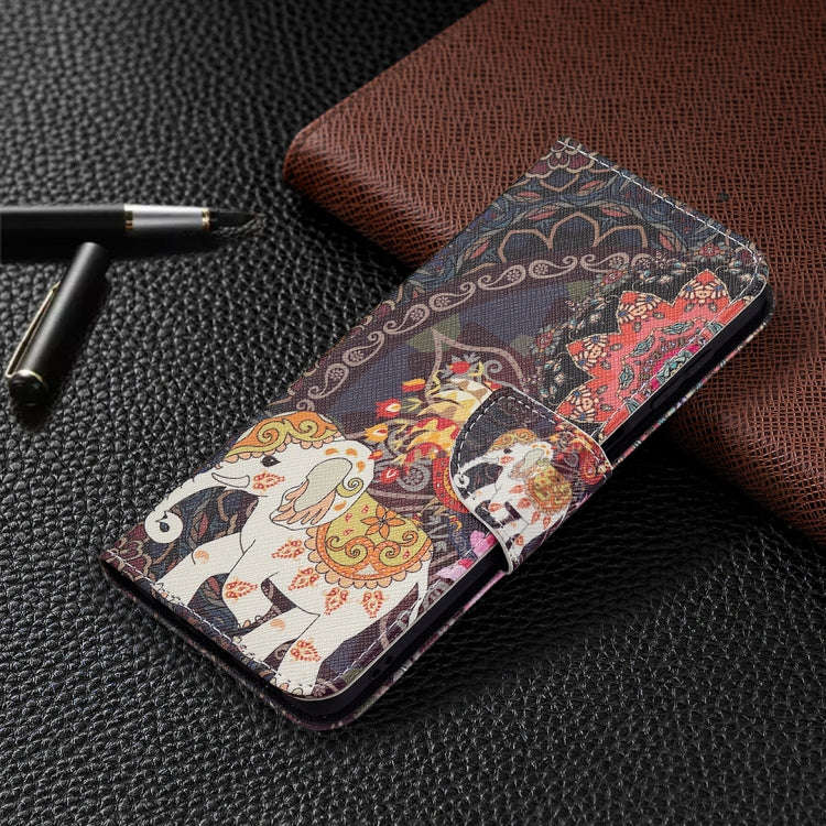 Colored Drawing Horizontal Flip Leather Case with Holder & Card Slots & Wallet, For Samsung Galax...