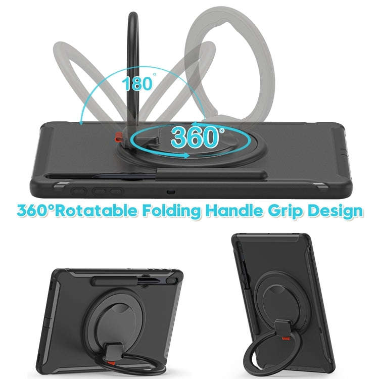 Shockproof TPU + PC Protective Case with 360 Degree Rotation Foldable Handle Grip Holder & Pen Sl...