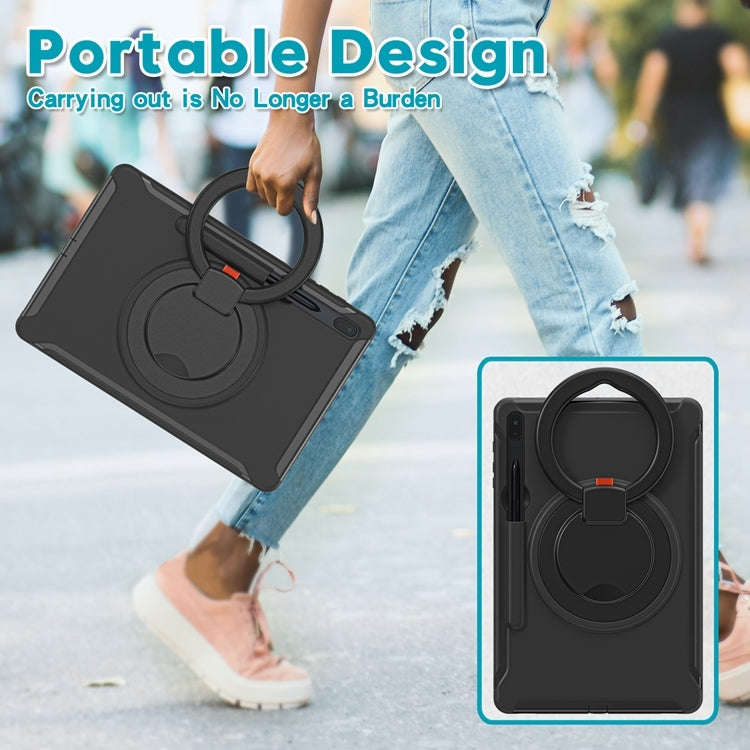 Shockproof TPU + PC Protective Case with 360 Degree Rotation Foldable Handle Grip Holder & Pen Sl...