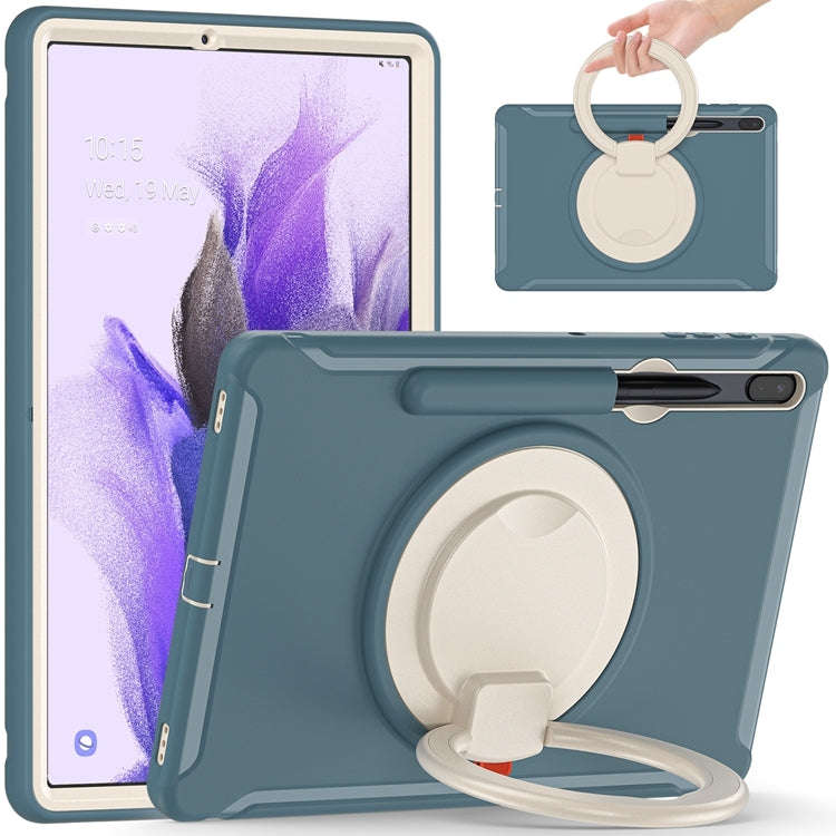 Shockproof TPU + PC Protective Case with 360 Degree Rotation Foldable Handle Grip Holder & Pen Sl...