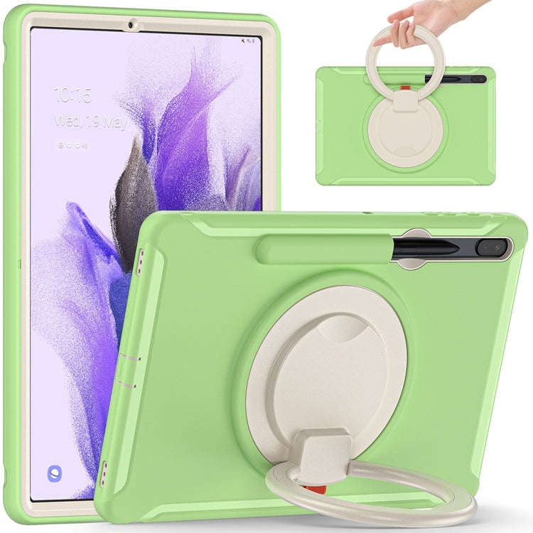 Shockproof TPU + PC Protective Case with 360 Degree Rotation Foldable Handle Grip Holder & Pen Sl...