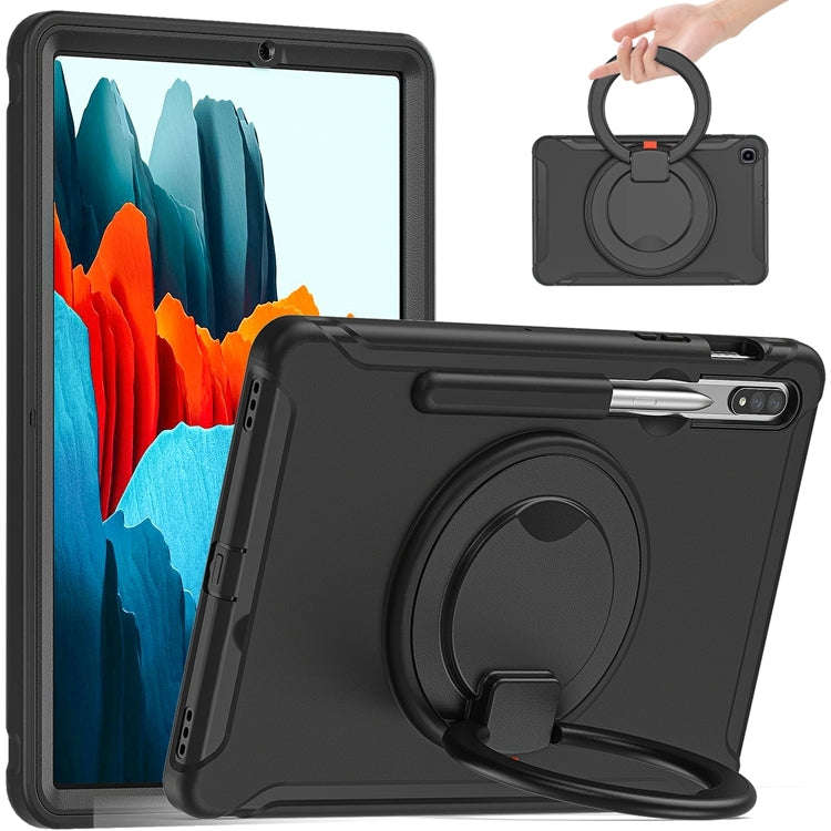 Shockproof TPU + PC Protective Case with 360 Degree Rotation Foldable Handle Grip Holder & Pen Sl...