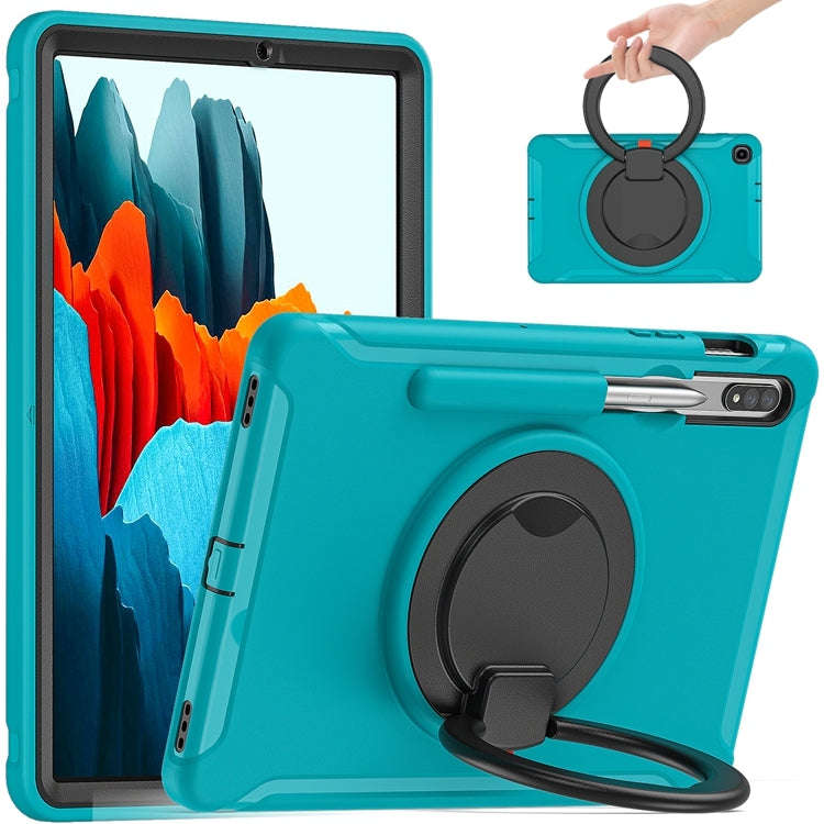 Shockproof TPU + PC Protective Case with 360 Degree Rotation Foldable Handle Grip Holder & Pen Sl...