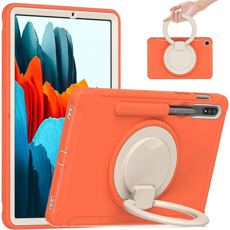 Shockproof TPU + PC Protective Case with 360 Degree Rotation Foldable Handle Grip Holder & Pen Sl...