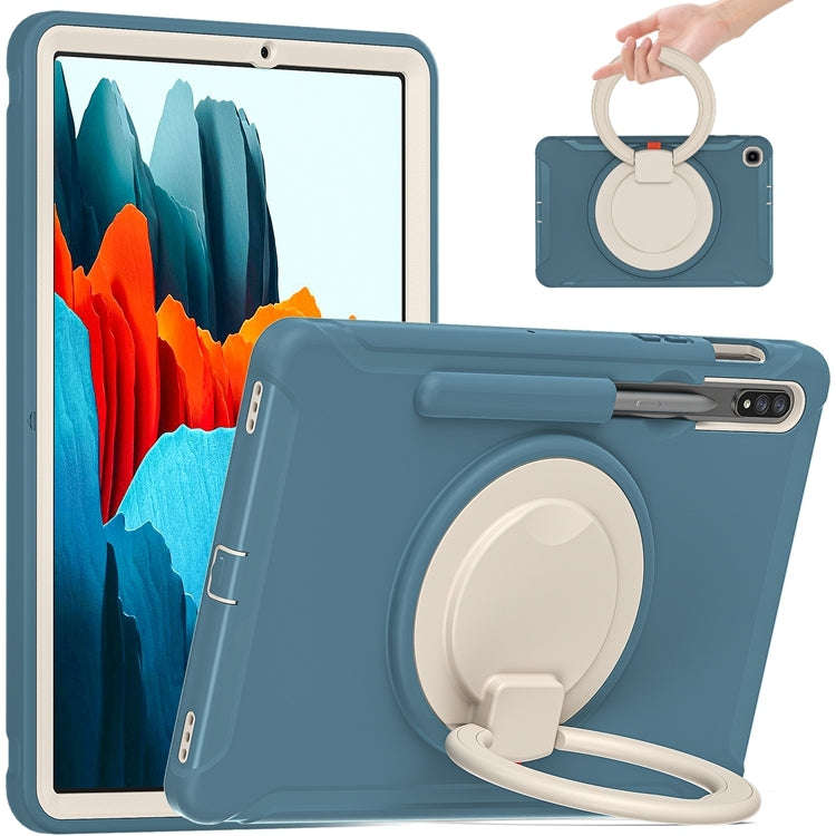 Shockproof TPU + PC Protective Case with 360 Degree Rotation Foldable Handle Grip Holder & Pen Sl...