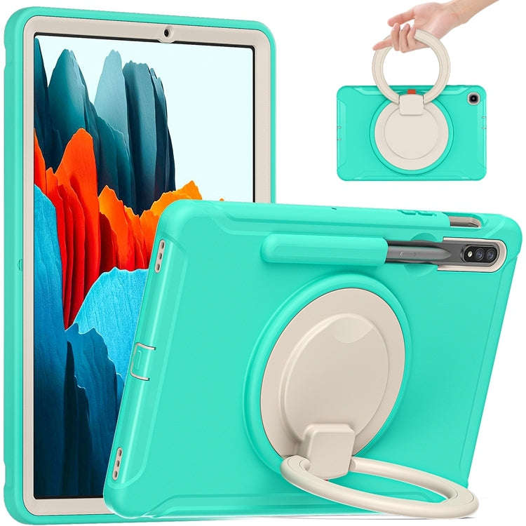 Shockproof TPU + PC Protective Case with 360 Degree Rotation Foldable Handle Grip Holder & Pen Sl...