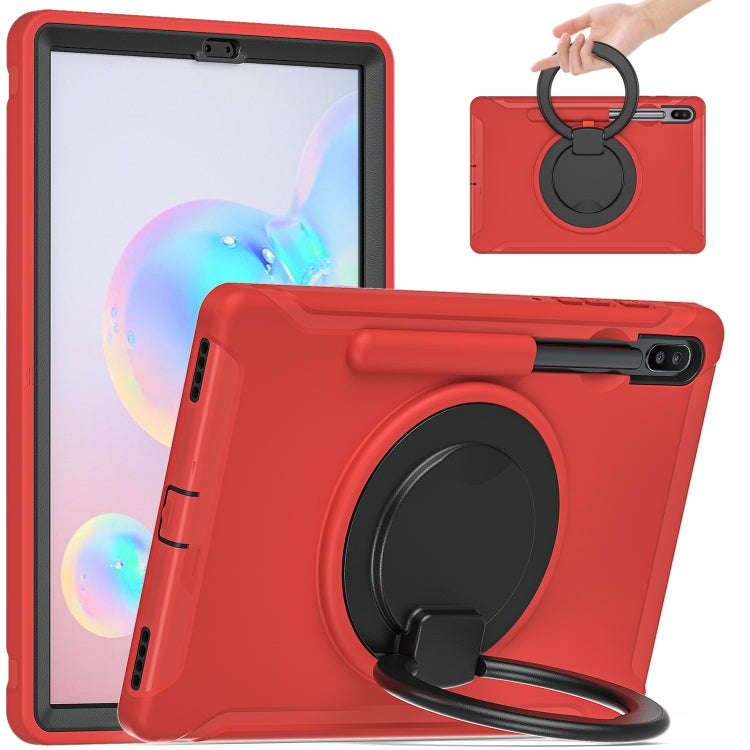 Shockproof TPU + PC Protective Case with 360 Degree Rotation Foldable Handle Grip Holder & Pen Sl...