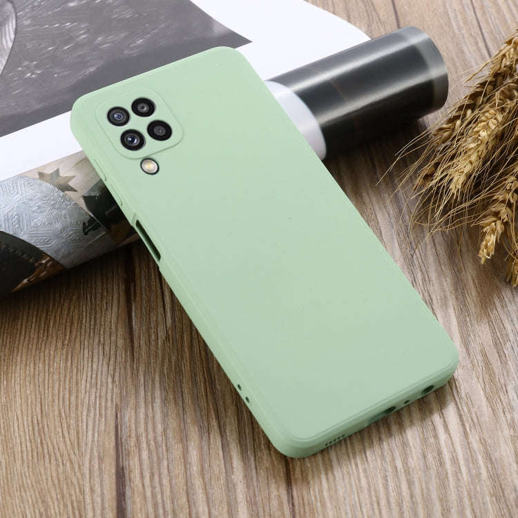 Solid Color Liquid Silicone Dropproof Full Coverage Protective Case, For Samsung Galaxy M32 4G In...