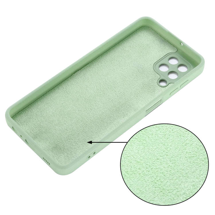 Solid Color Liquid Silicone Dropproof Full Coverage Protective Case, For Samsung Galaxy M32 4G In...