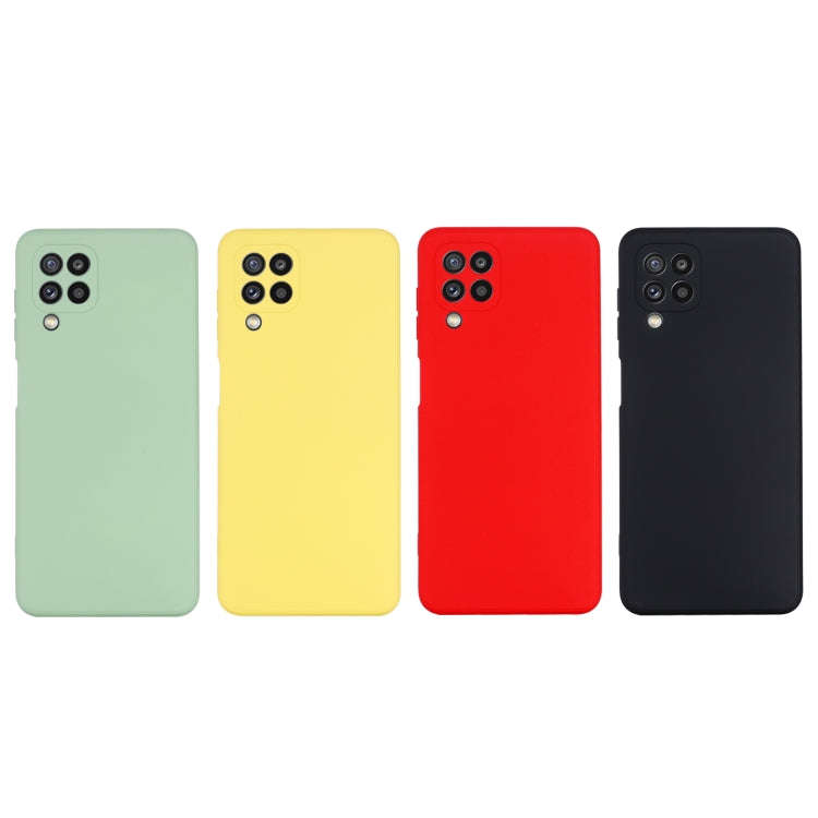 Solid Color Liquid Silicone Dropproof Full Coverage Protective Case, For Samsung Galaxy M32 4G In...