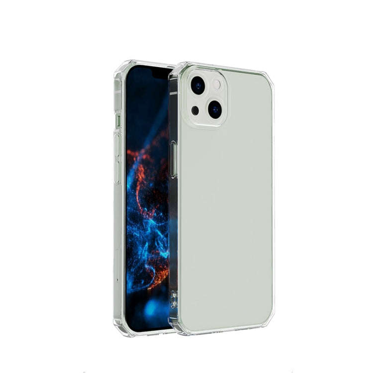 Straight Side Octagonal Transparent Shockproof TPU Protective Case, For iPhone 13 mini, For iPhon...