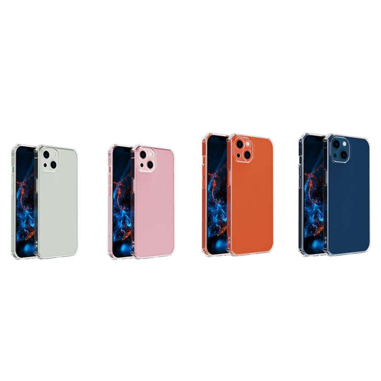 Straight Side Octagonal Transparent Shockproof TPU Protective Case, For iPhone 13 mini, For iPhon...