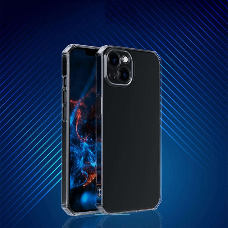 Straight Side Octagonal Transparent Shockproof TPU Protective Case, For iPhone 13 mini, For iPhon...