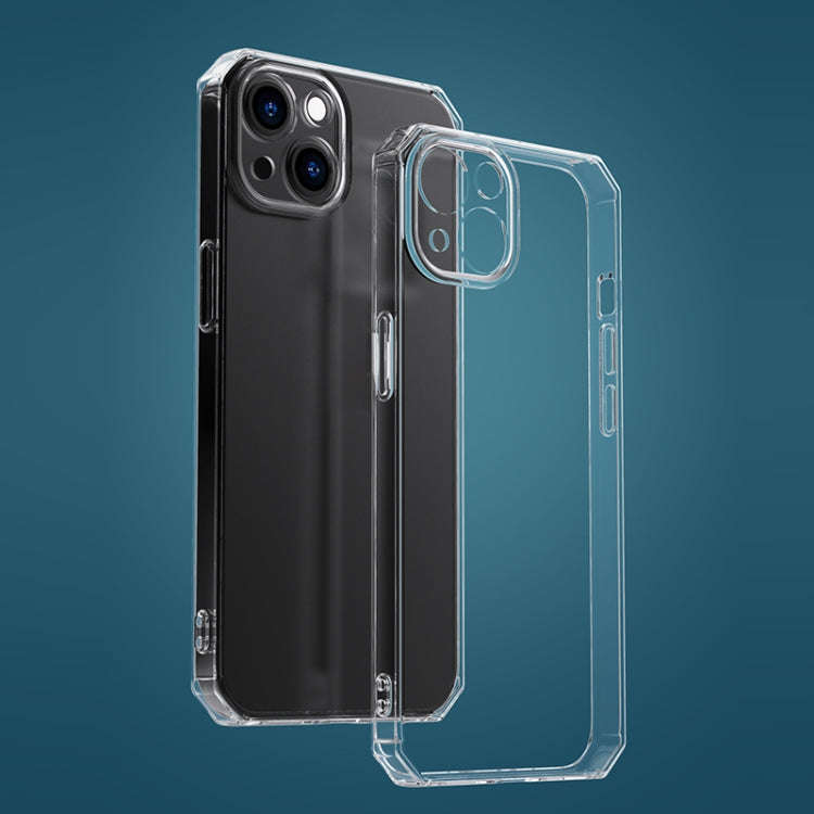 Straight Side Octagonal Transparent Shockproof TPU Protective Case, For iPhone 13 mini, For iPhon...