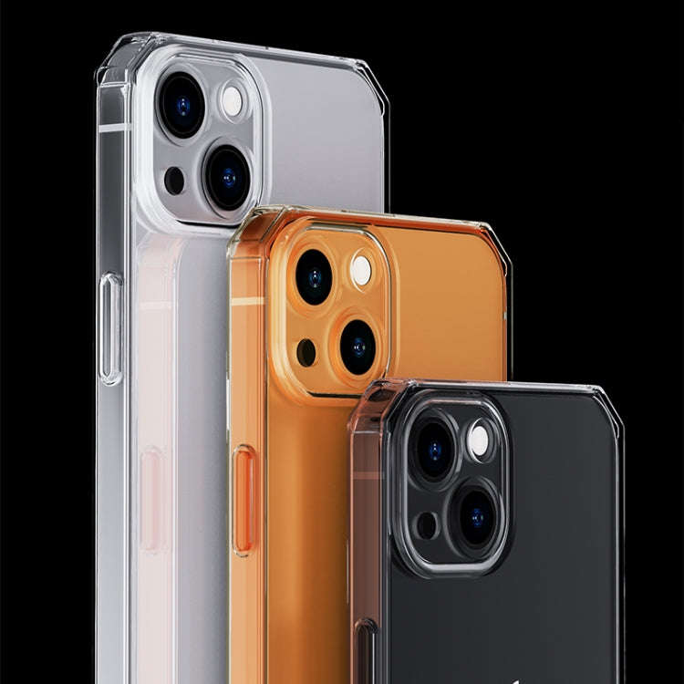 Straight Side Octagonal Transparent Shockproof TPU Protective Case, For iPhone 13 mini, For iPhon...
