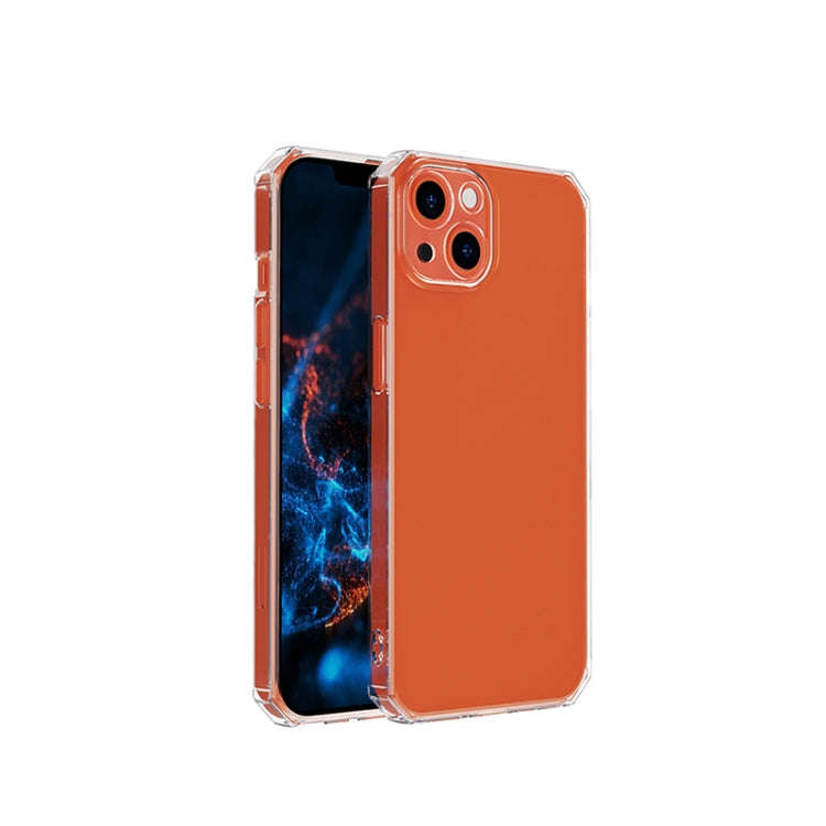 Straight Side Octagonal Transparent Shockproof TPU Protective Case, For iPhone 13 mini, For iPhon...