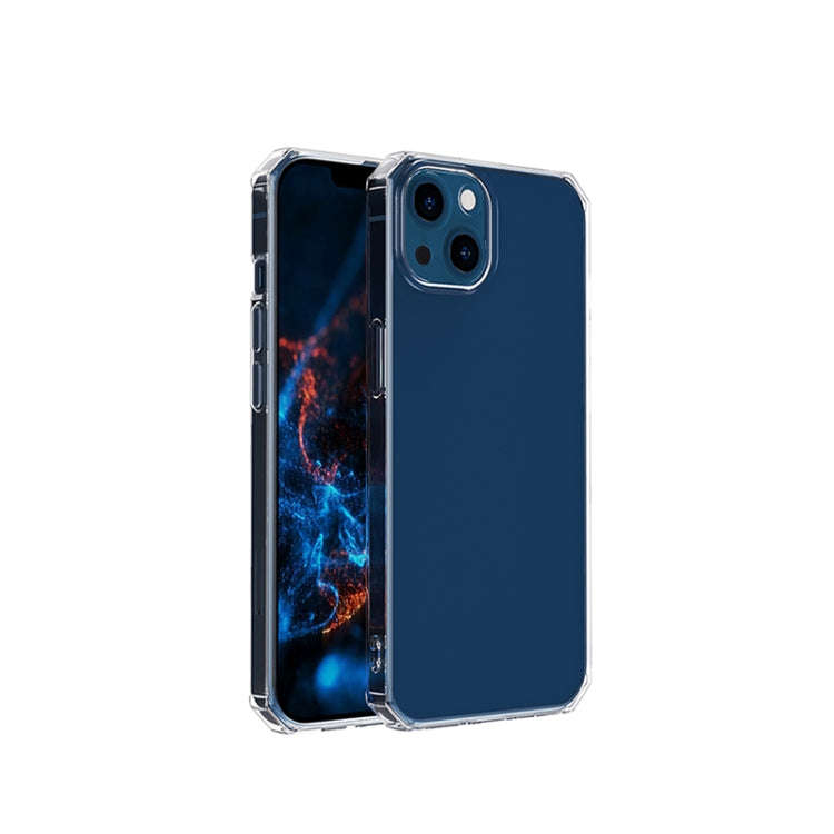 Straight Side Octagonal Transparent Shockproof TPU Protective Case, For iPhone 13 mini, For iPhon...