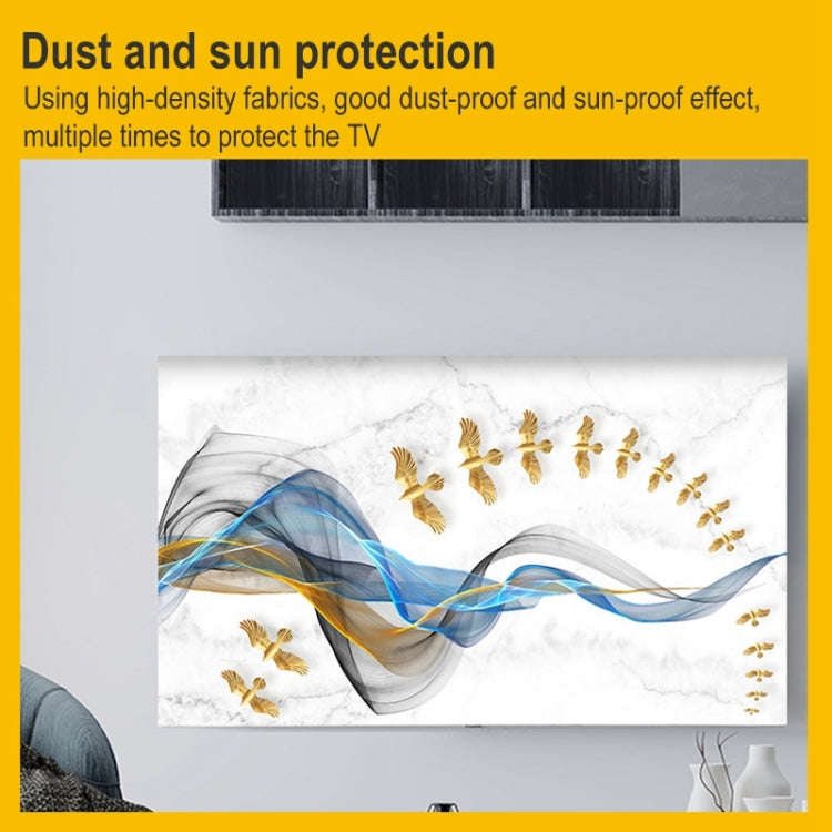 Household Cloth Dust-proof Cover for Television, 52 inch