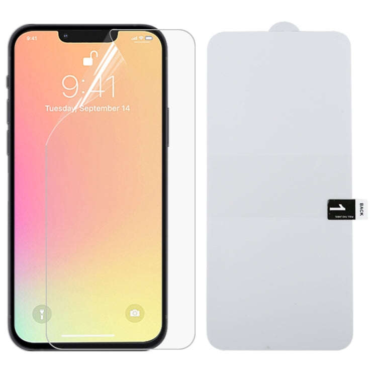 Full Screen Protector Explosion-proof Hydrogel Film For iPhone 17e / 16e / 14 / 13 / 13 Pro, For ...