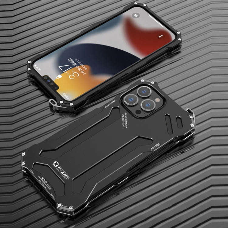 R-JUST Shockproof Armor Metal Protective Case, For iPhone 13 Pro, For iPhone 13, For iPhone 13 Pr...