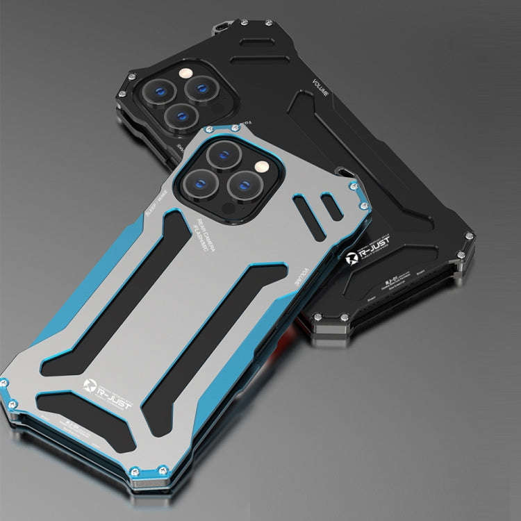 R-JUST Shockproof Armor Metal Protective Case, For iPhone 13 Pro, For iPhone 13, For iPhone 13 Pr...