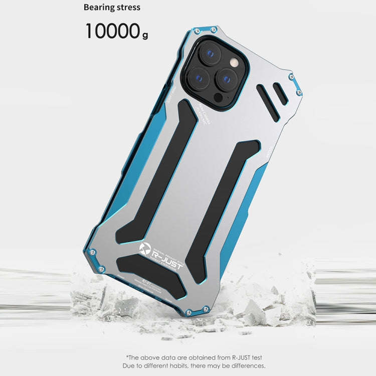 R-JUST Shockproof Armor Metal Protective Case, For iPhone 13 Pro, For iPhone 13, For iPhone 13 Pr...