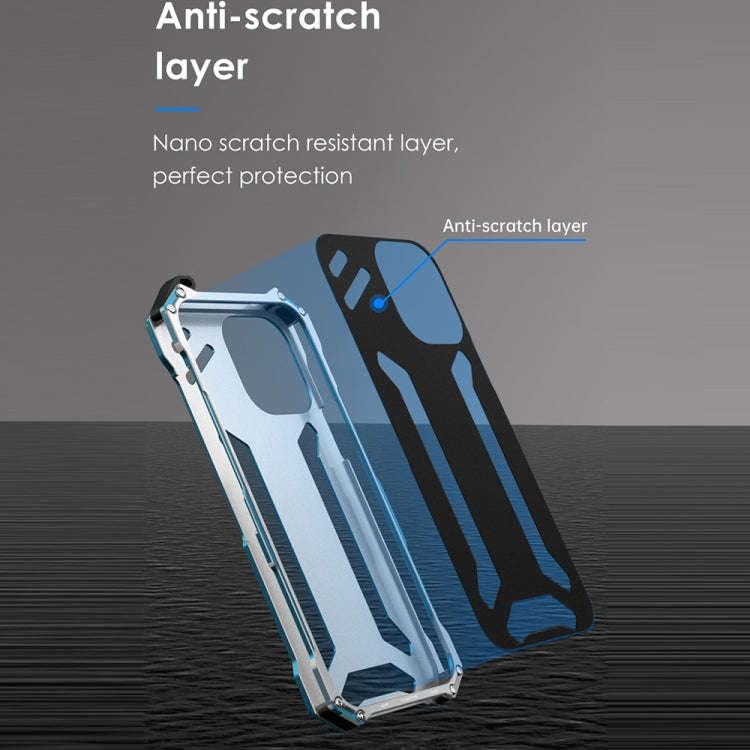 R-JUST Shockproof Armor Metal Protective Case, For iPhone 13 Pro, For iPhone 13, For iPhone 13 Pr...