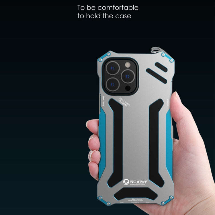 R-JUST Shockproof Armor Metal Protective Case, For iPhone 13 Pro, For iPhone 13, For iPhone 13 Pr...