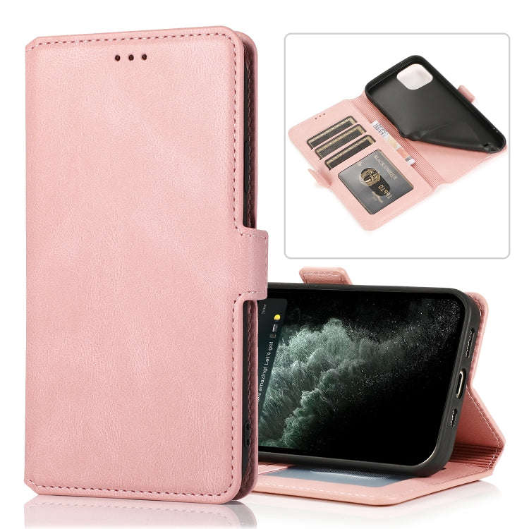 Retro Magnetic Closing Clasp Horizontal Flip Leather Case with Holder & Card Slots & Photo Frame ...