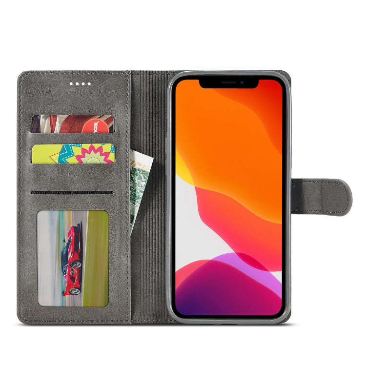 LC.IMEEKE Calf Texture Horizontal Flip Leather Case with Holder & Card Slots & Wallet, For iPhone...