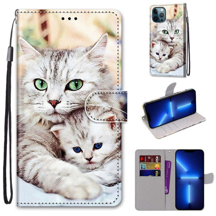 Coloured Drawing Cross Texture Horizontal Flip PU Leather Case with Holder & Card Slots & Wallet ...
