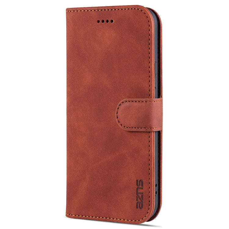 AZNS Skin Feel Calf Texture Horizontal Flip Leather Case with Card Slots & Holder & Wallet, For i...