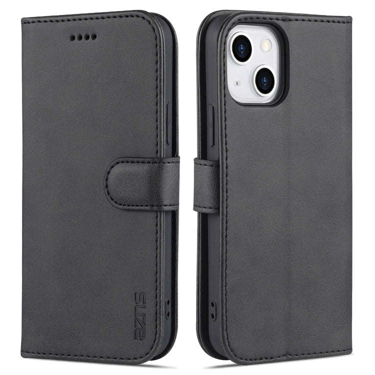 AZNS Skin Feel Calf Texture Horizontal Flip Leather Case with Card Slots & Holder & Wallet, For i...