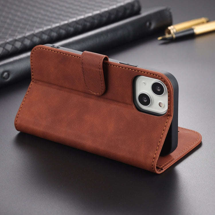 AZNS Skin Feel Calf Texture Horizontal Flip Leather Case with Card Slots & Holder & Wallet, For i...