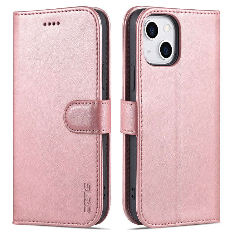 AZNS Skin Feel Calf Texture Horizontal Flip Leather Case with Card Slots & Holder & Wallet, For i...